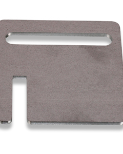 Bracket f/splash protection acid dosing